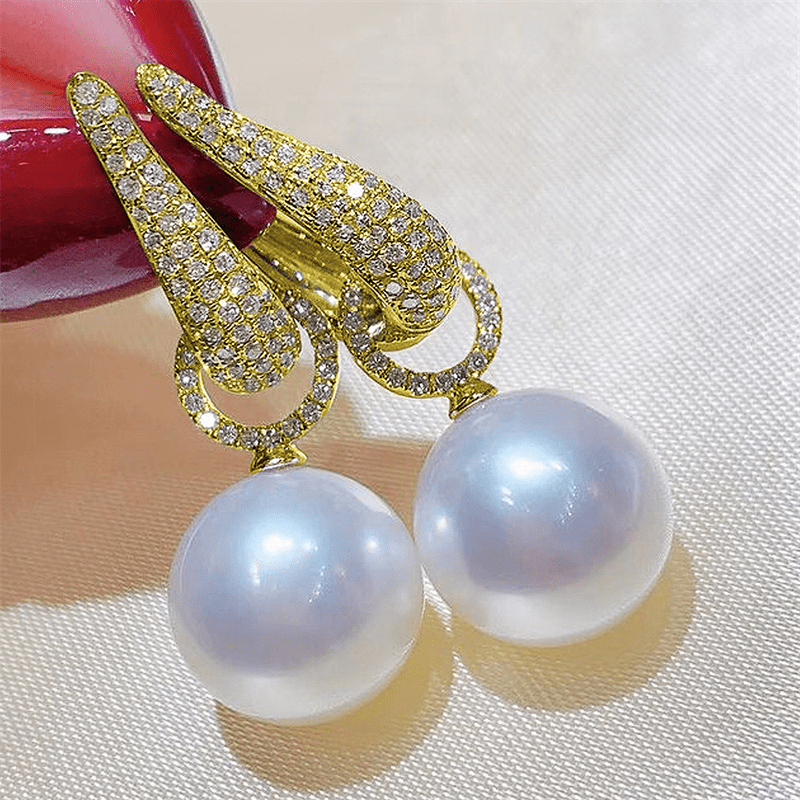 Faux Pearl Drop Earrings for Women, Wedding Party Jewelry